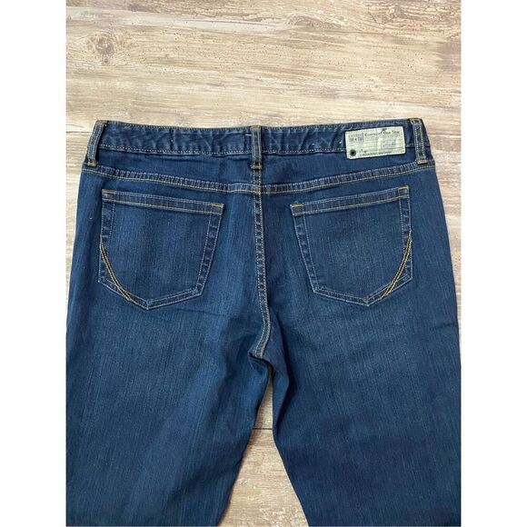 Converse One Star Flared Jeans Dark Wash Women’s Sz 12 - Picture 6 of 7